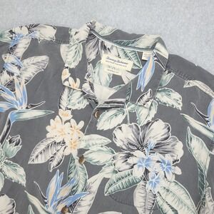 Tommy Bahama Men's XXL 100% Silk Short‎ Sleeve Hawaiian Button Down Shirt